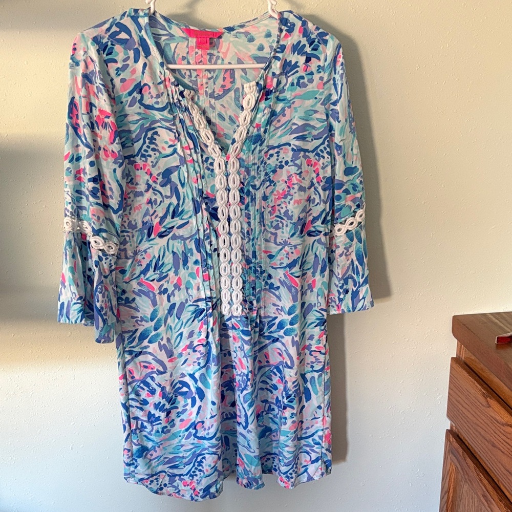 Lilly Pulitzer Multicolor Long Sleeve Dress